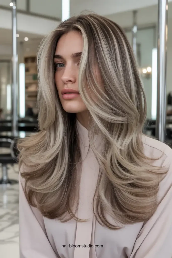 Ash Blonde Balayage