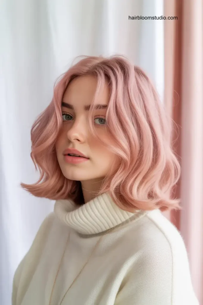 Blush Pink Lob