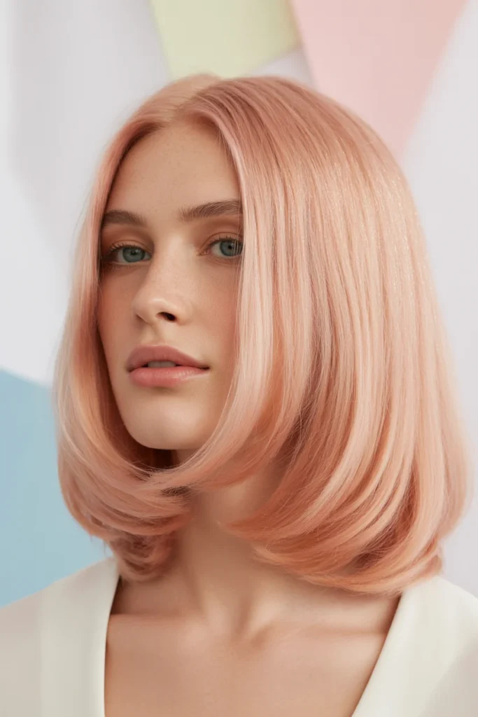 Blush Pink Lob