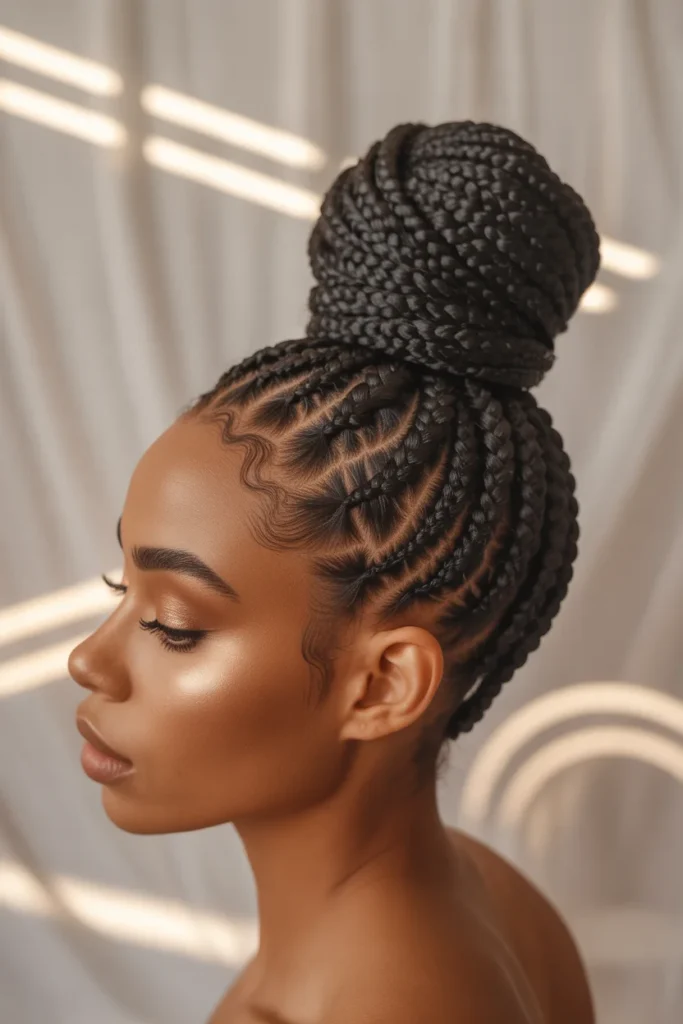 Braided Bun (Top Knot)