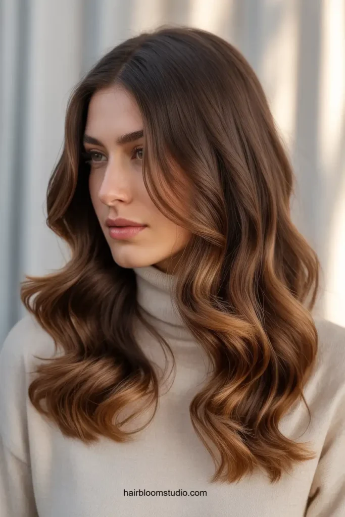 Chocolate Brown Balayage