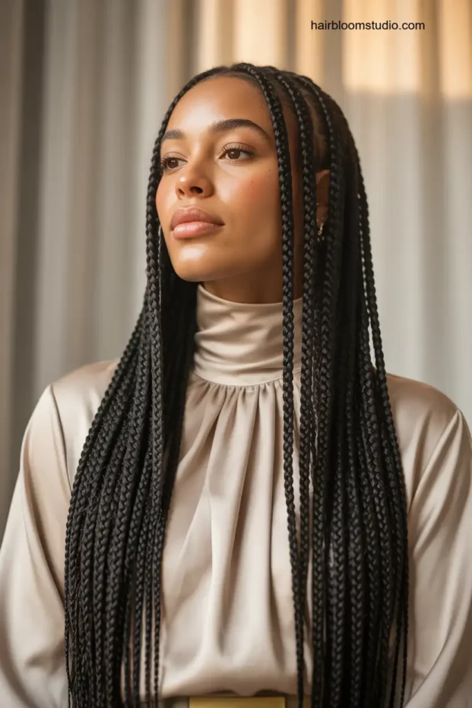 Classic Waist-Length Poetic Justice Braids