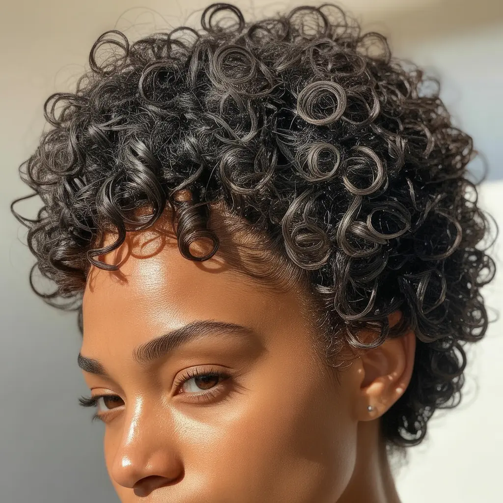 Defined Coil TWA (Teeny Weeny Afro)
