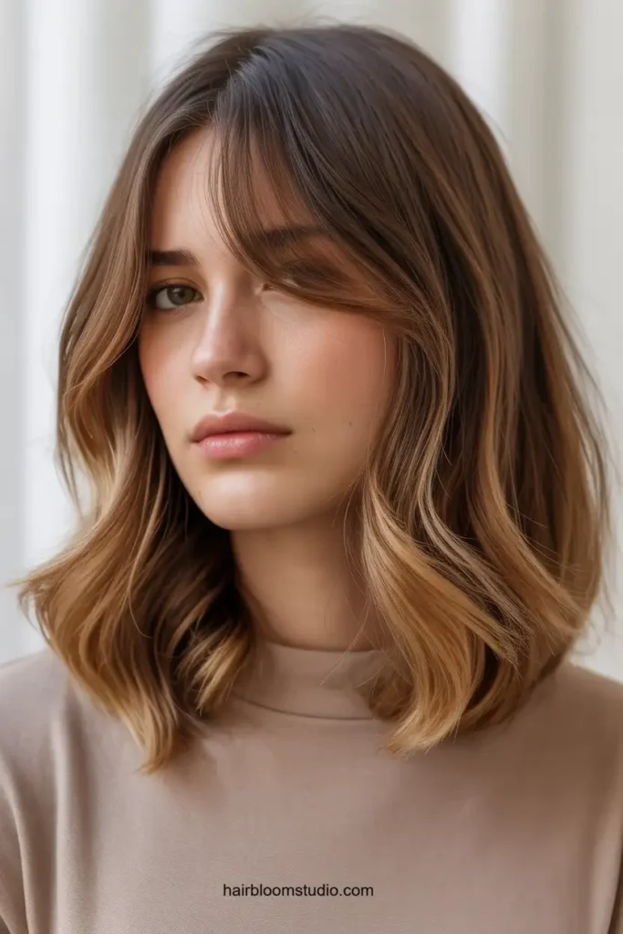 Face Framing Balayage Highlights