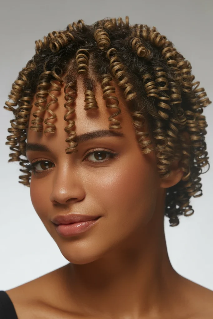 Finger Coils Hairstyle