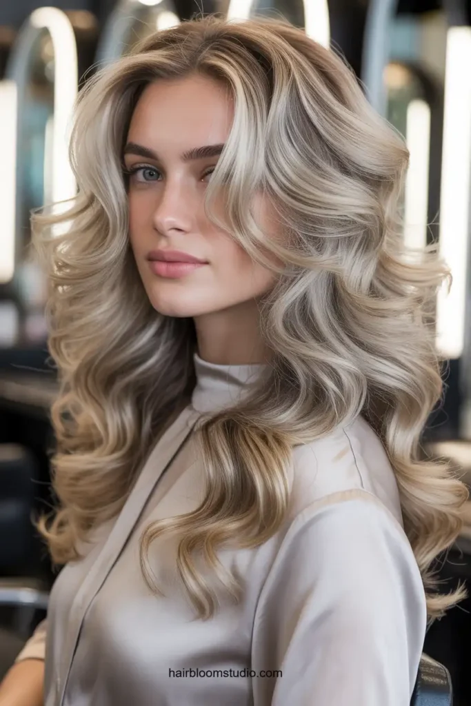 Icy Blonde Balayage