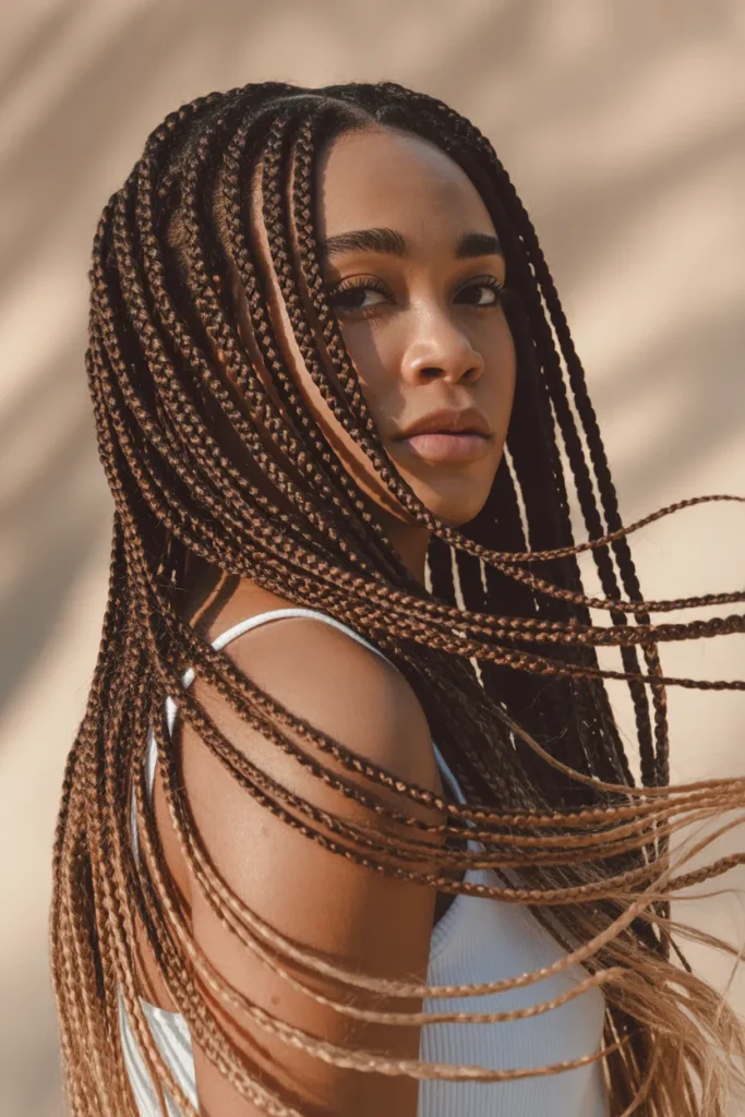 Layered Poetic Justice Braids
