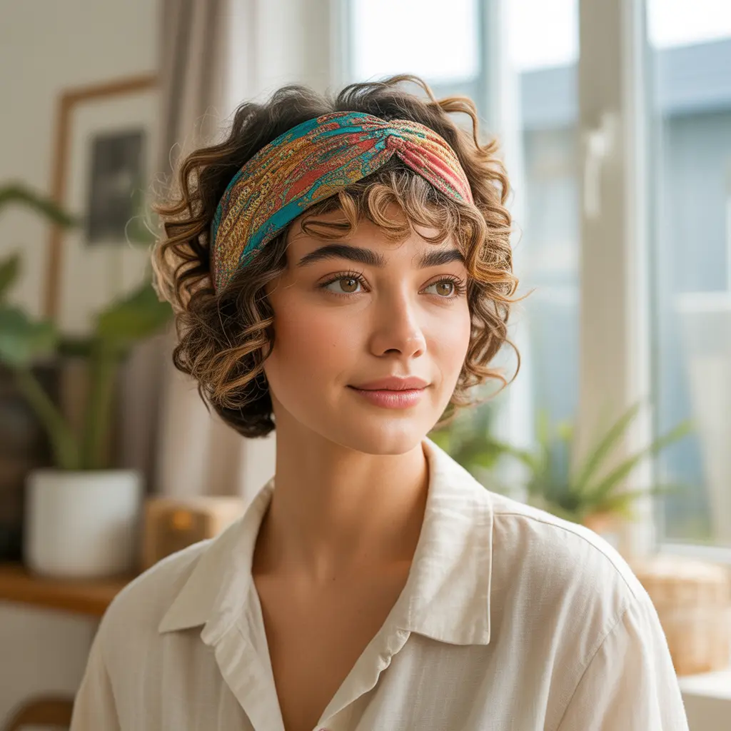 Natural Hair with Headband