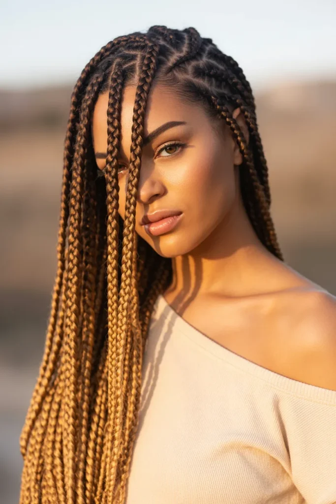 Ombre Poetic Justice Braids
