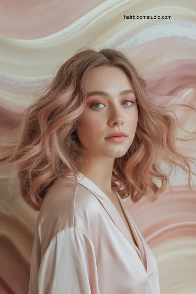 Pastel Pink Waves