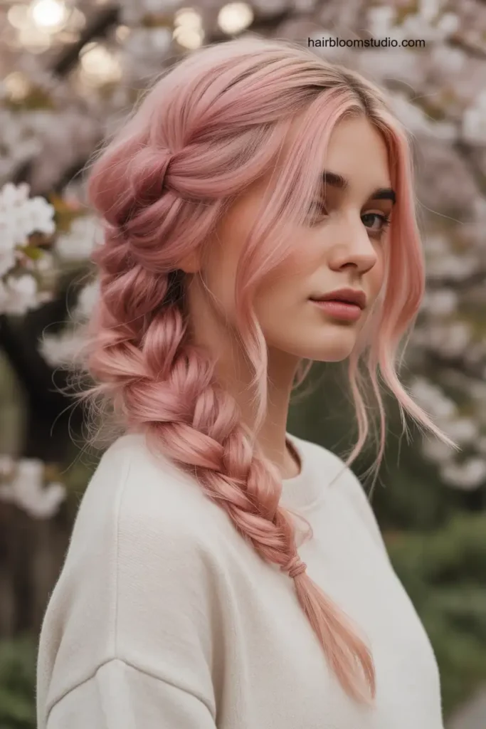 Pink Side Braid
