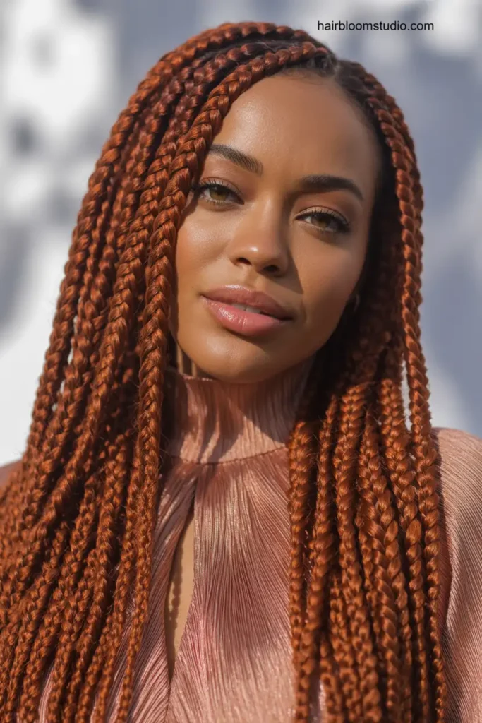 Red Copper Poetic Justice Braids