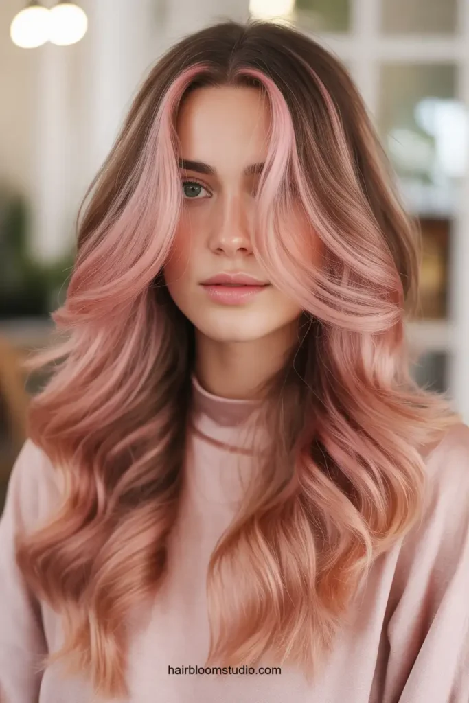 Rose Gold Balayage