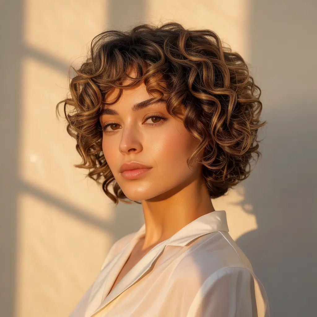 Short Curly Bob Natural Hairstyles