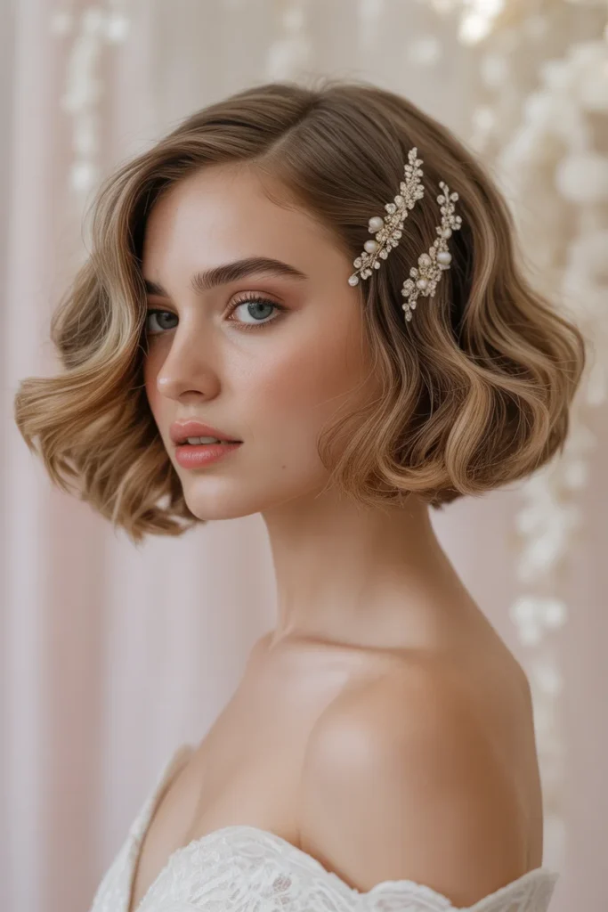 Short Hair with Side Clips