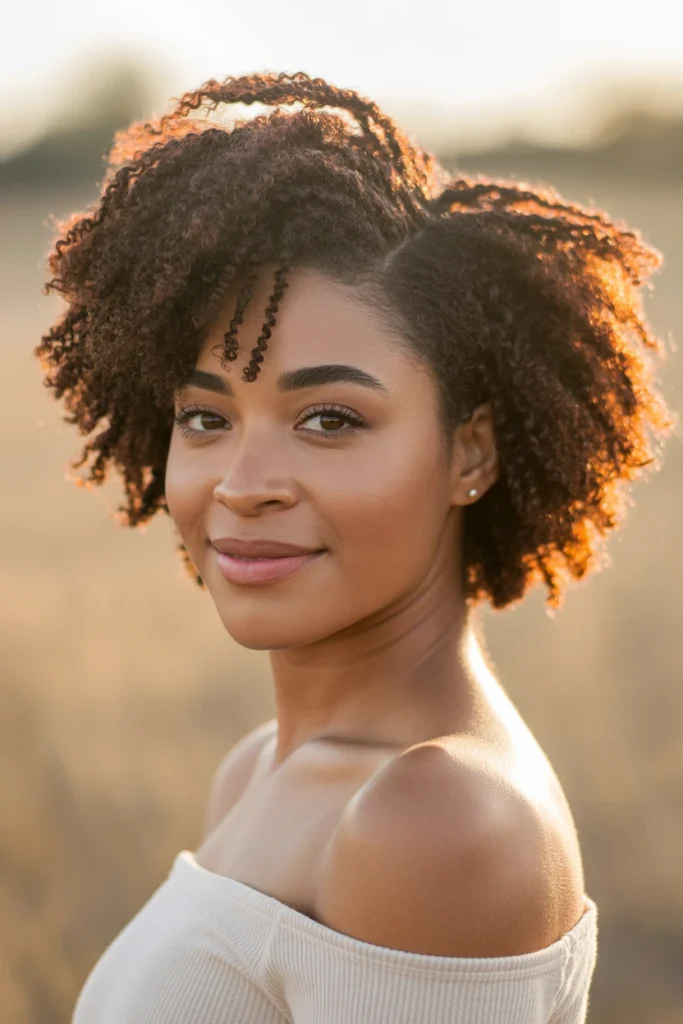 Short Twist-Out Hairstyle