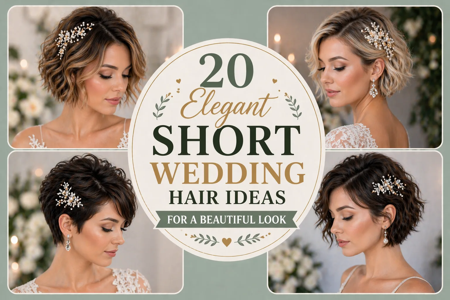 Short Wedding Hair Ideas
