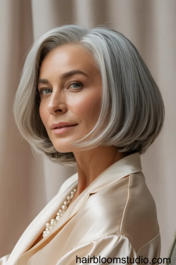 Silver Gray Bob 