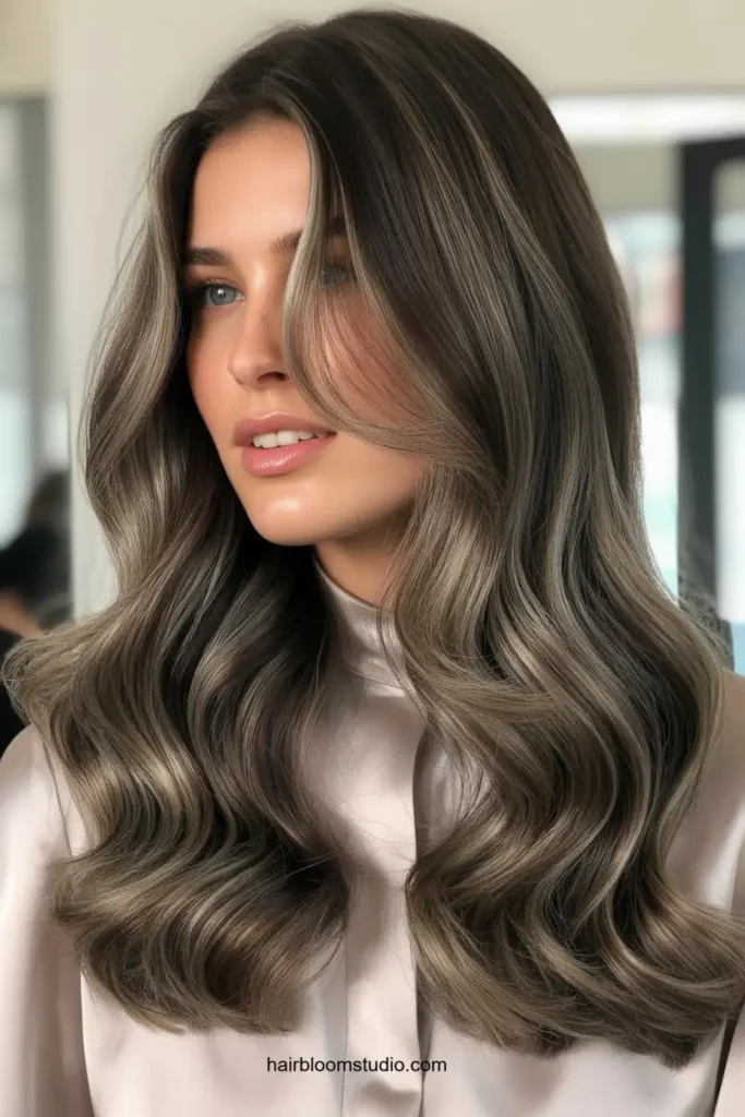 Smoky Brunette Balayage
