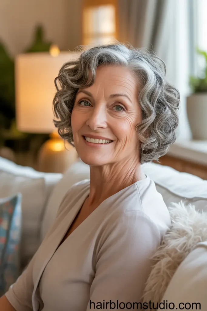 Soft Curly Bob Hair Ideas