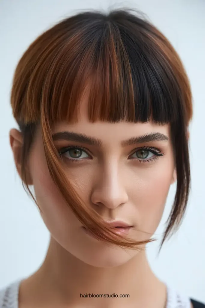 Asymmetrical Bangs