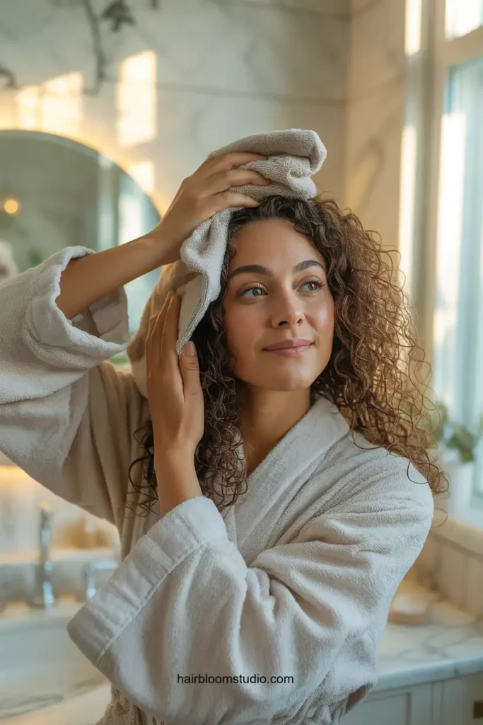 Avoid Rubbing Hair