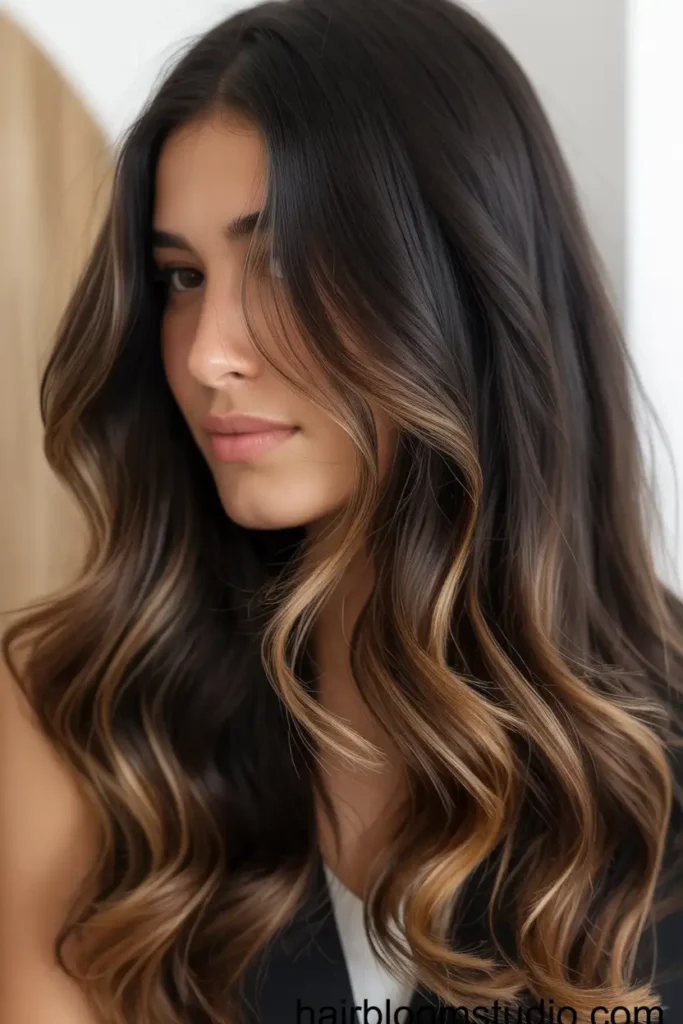 Balayage Brown Highlights