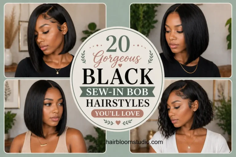 Black Sew-In Bob Hairstyles