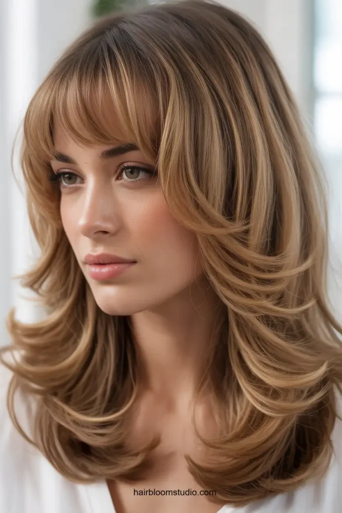 Blended Bangs