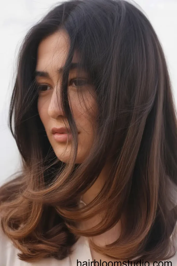 Brown Highlights for Thin Hair