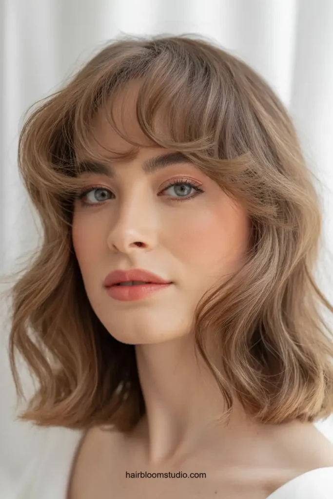 Classic Soft Flutter Bangs