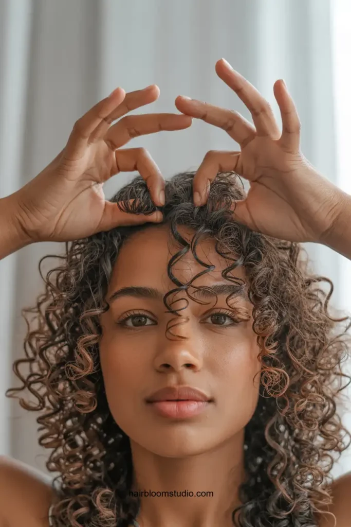 Define Curls with Fingers