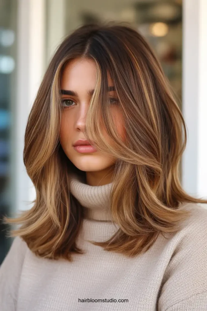 Feathered Cut with Balayage