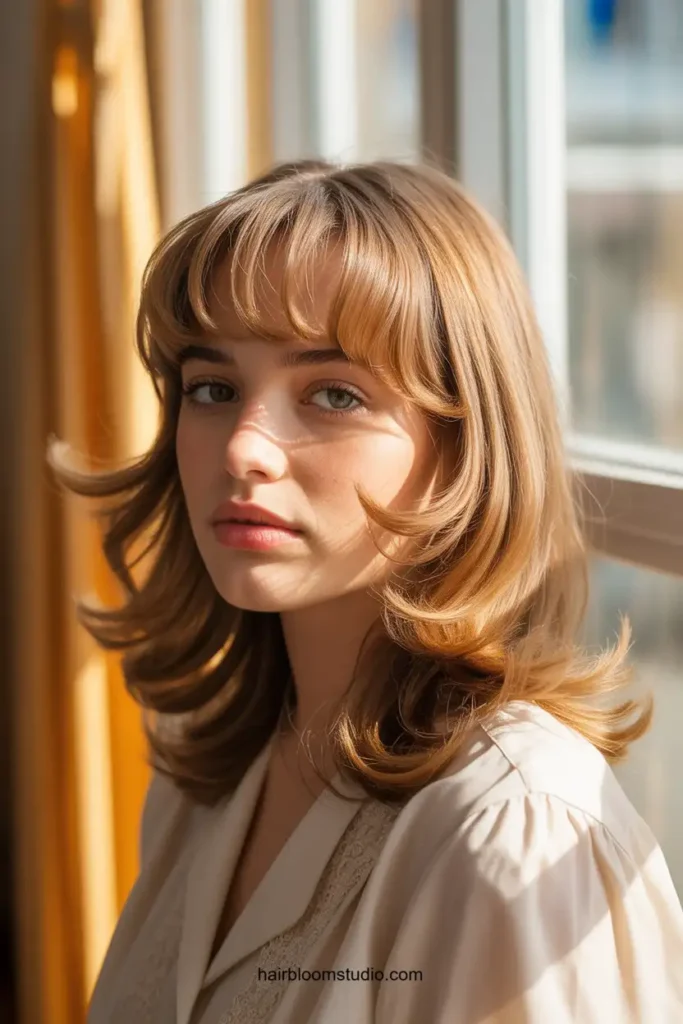 Feathered Flutter Bangs