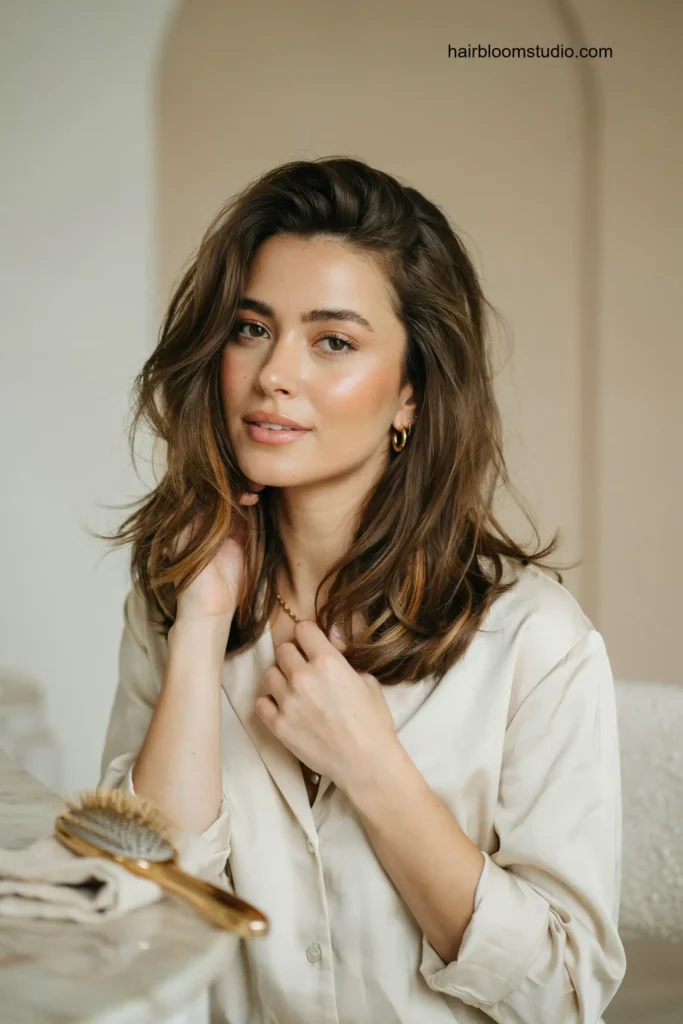 Feathered Long Layered Bob