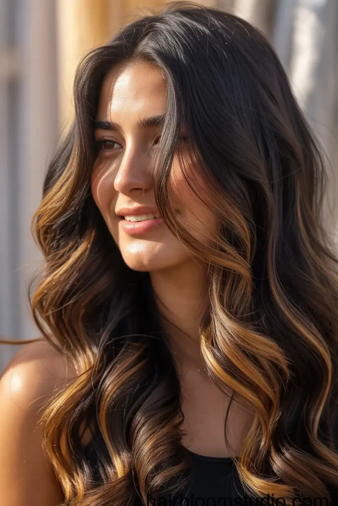 Golden Brown Highlights