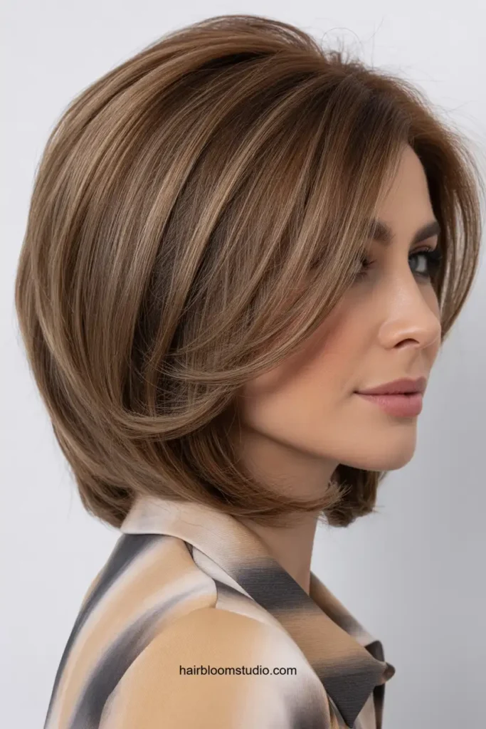 Inverted Long Layered Bob