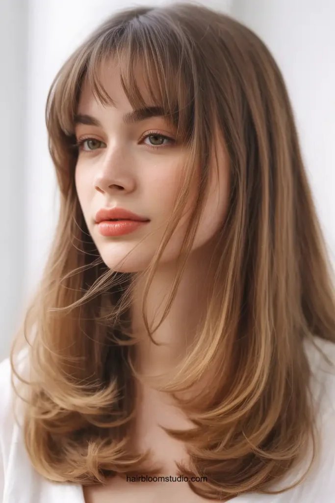Long Flutter Bangs