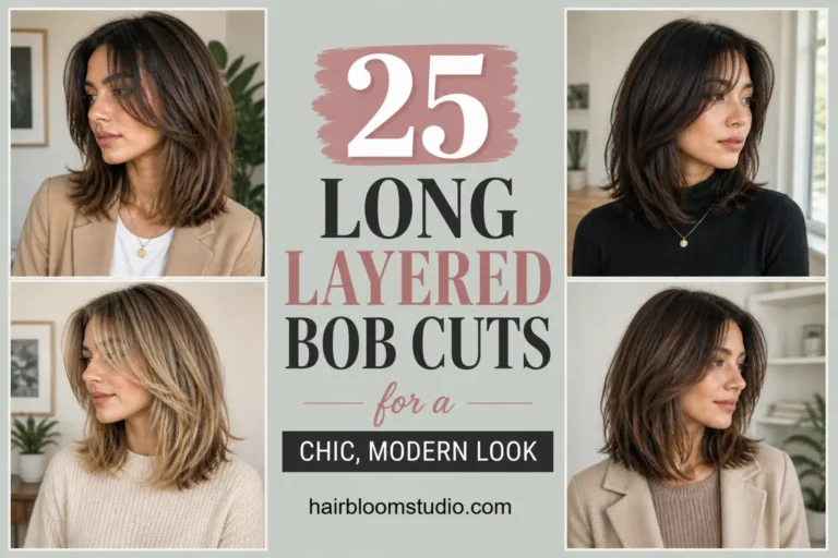 25 Long Layered Bob Cuts for a Chic, Modern Look