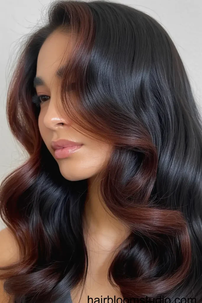 Mahogany Brown Highlights