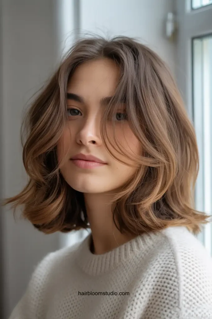 Natural Everyday Long Layered Bob