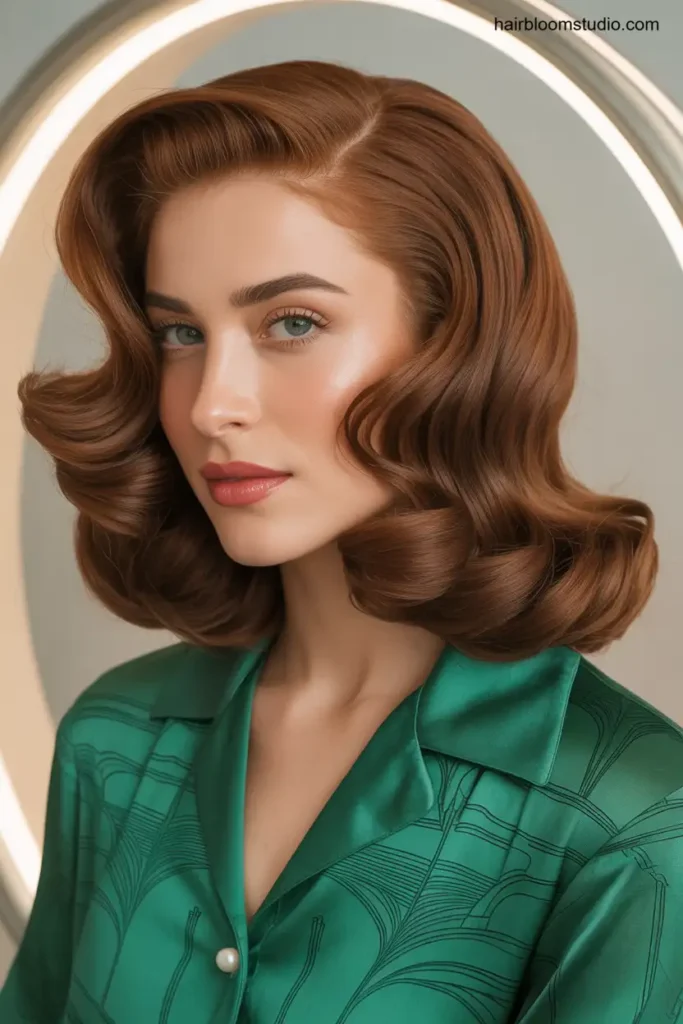Retro Long Layered Bob