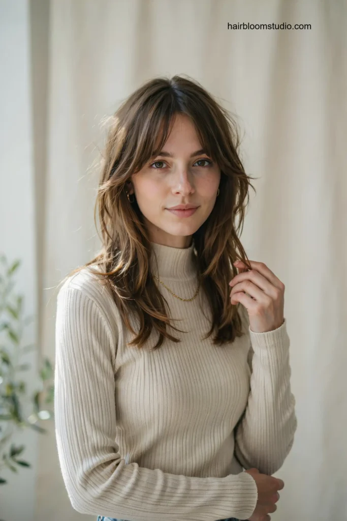 Shag-Inspired Long Layered Bob
