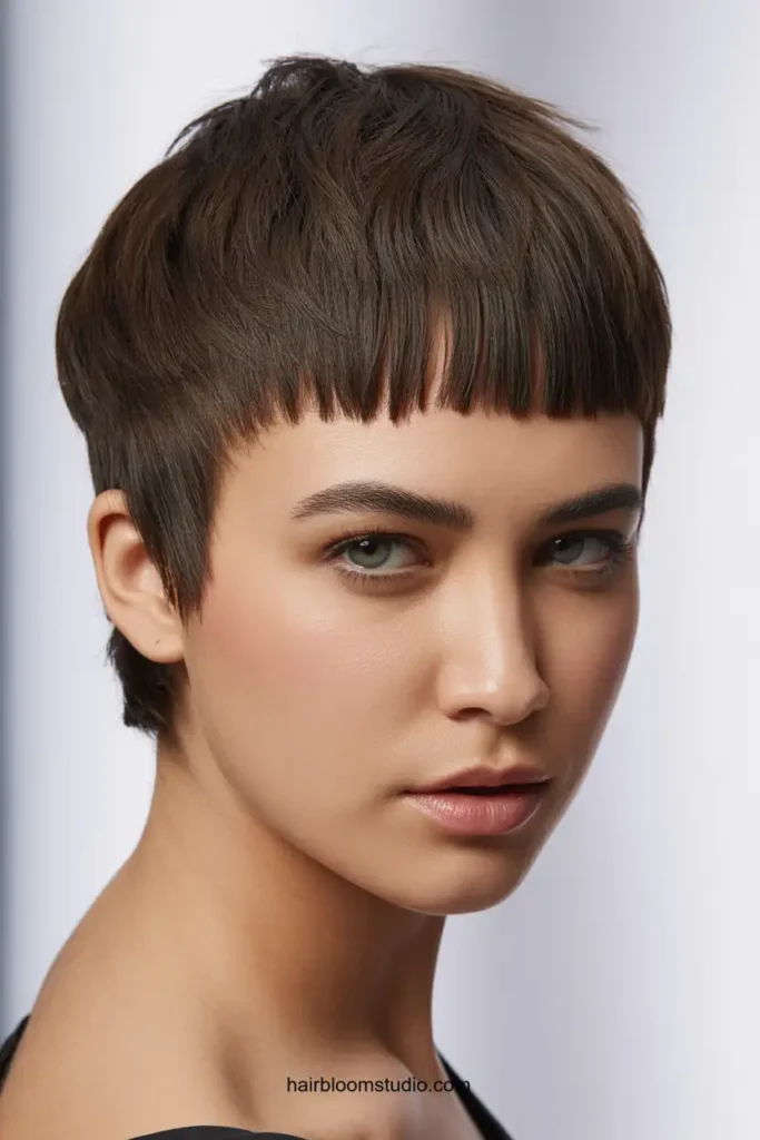Short Flutter Bangs