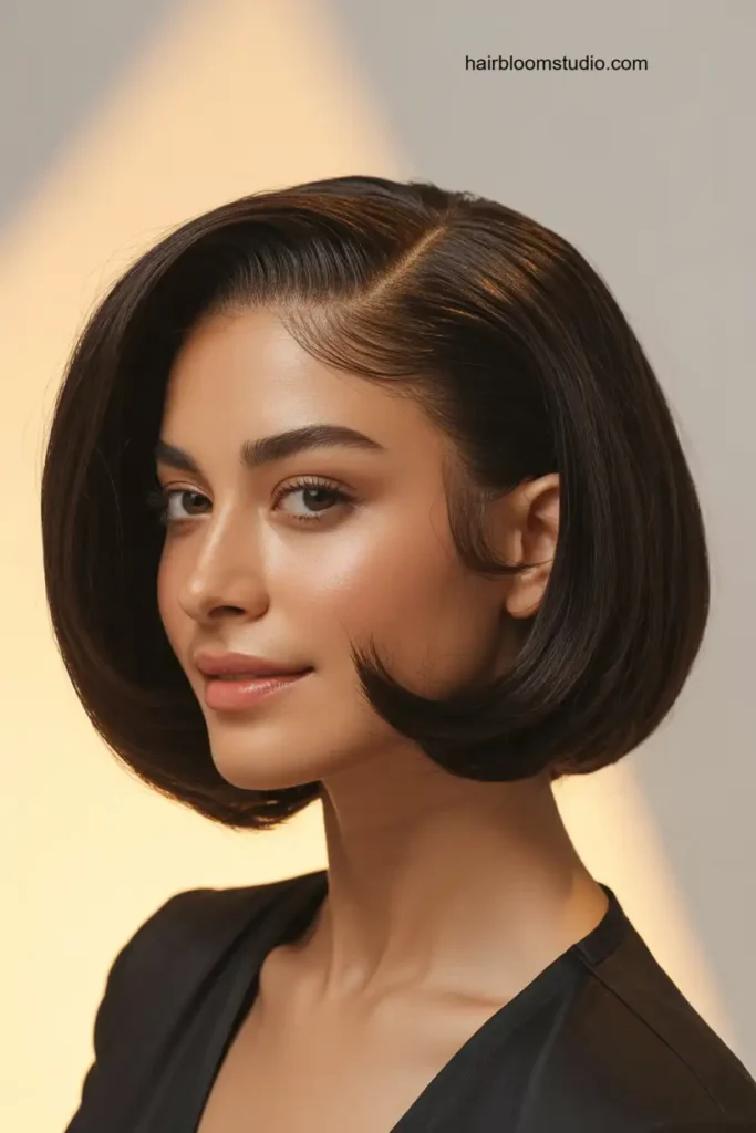 Side-Part Bob