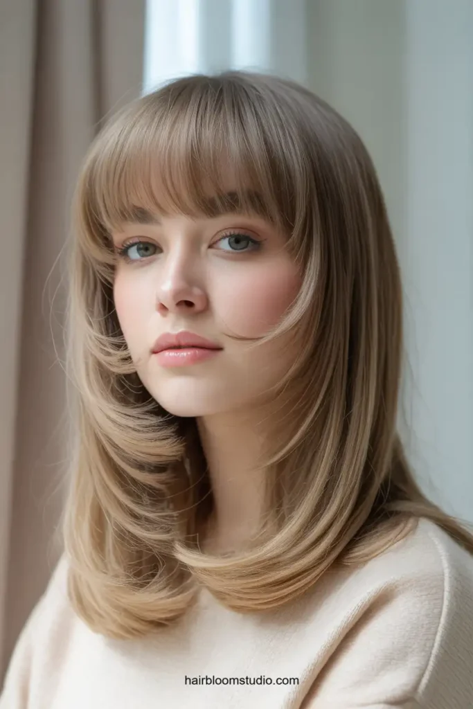 Soft Straight Bangs