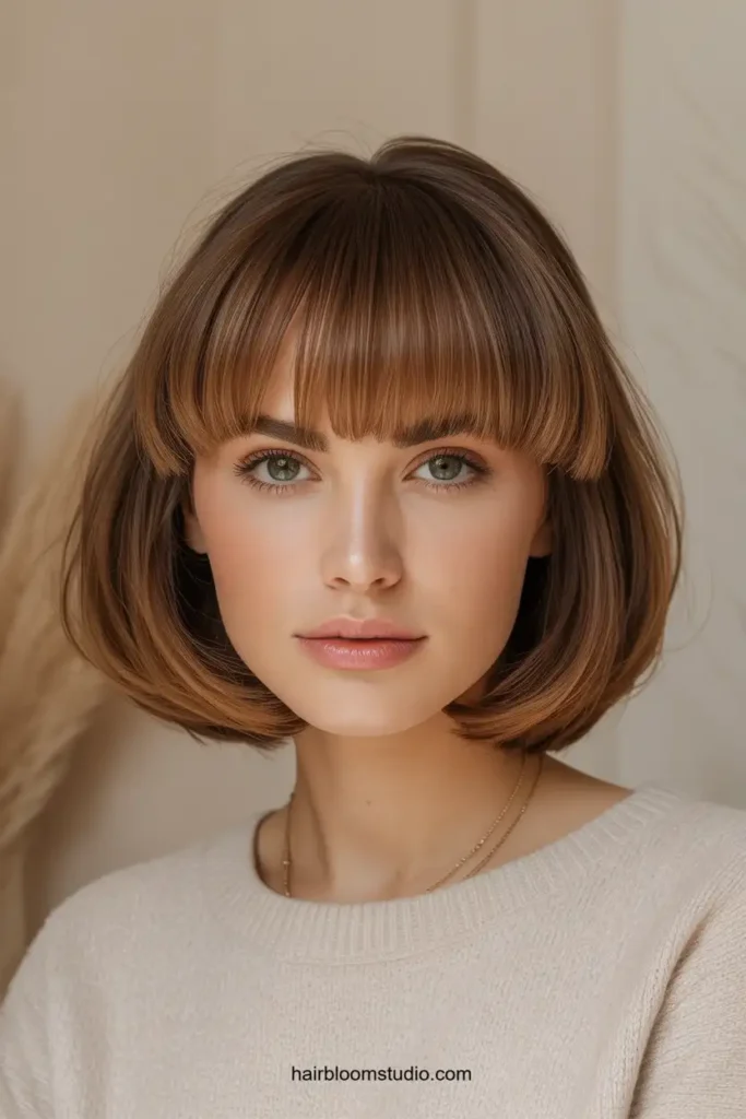 Tapered Bangs