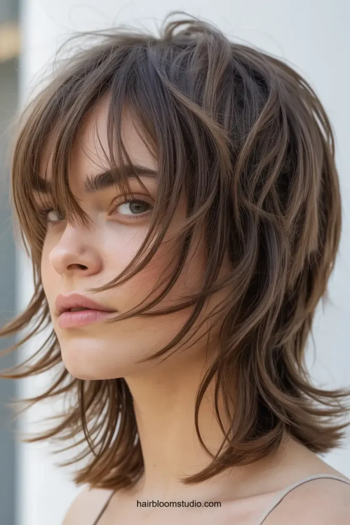 Textured Bangs