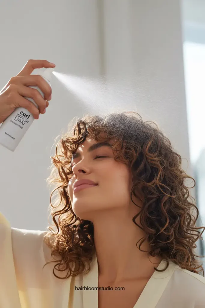 Use Curl Refresh Spray